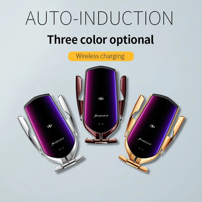 Qi Wireless Car Phone Holder & Charger 