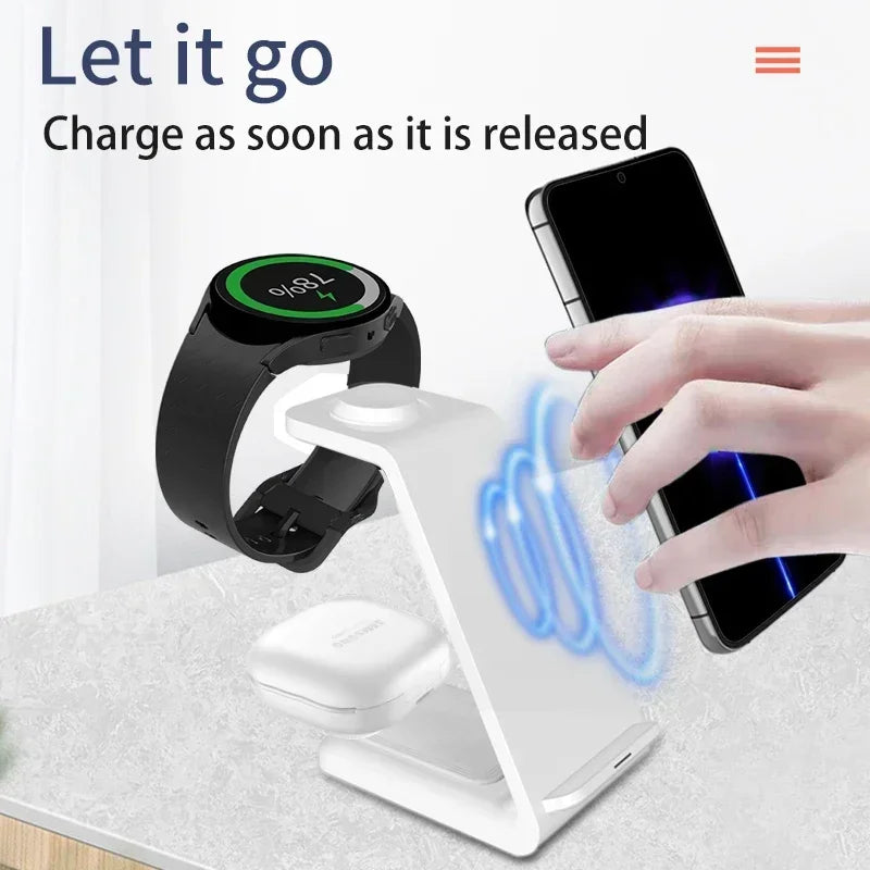 3 in 1 Fast Wireless Charger 