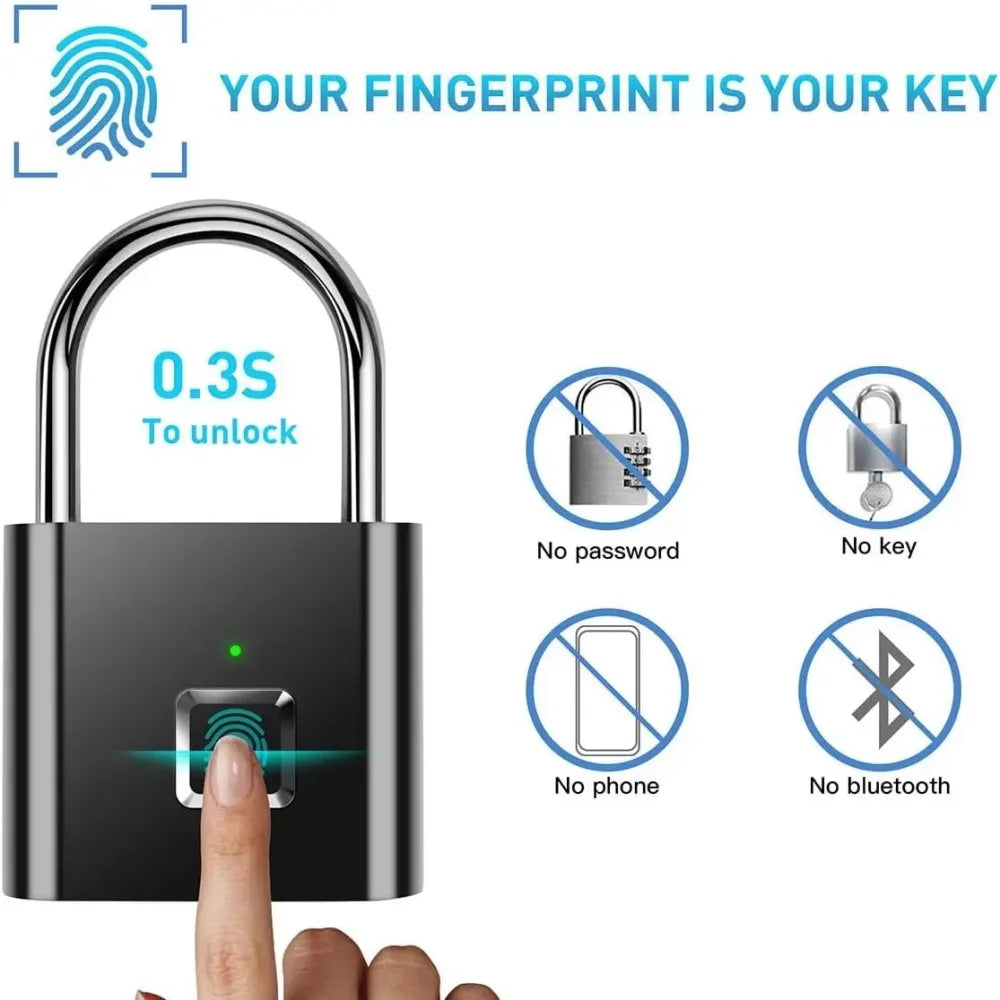 Smart Fingerprint Padlock