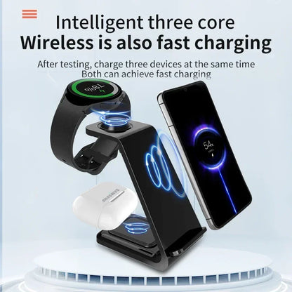 3 in 1 Fast Wireless Charger 