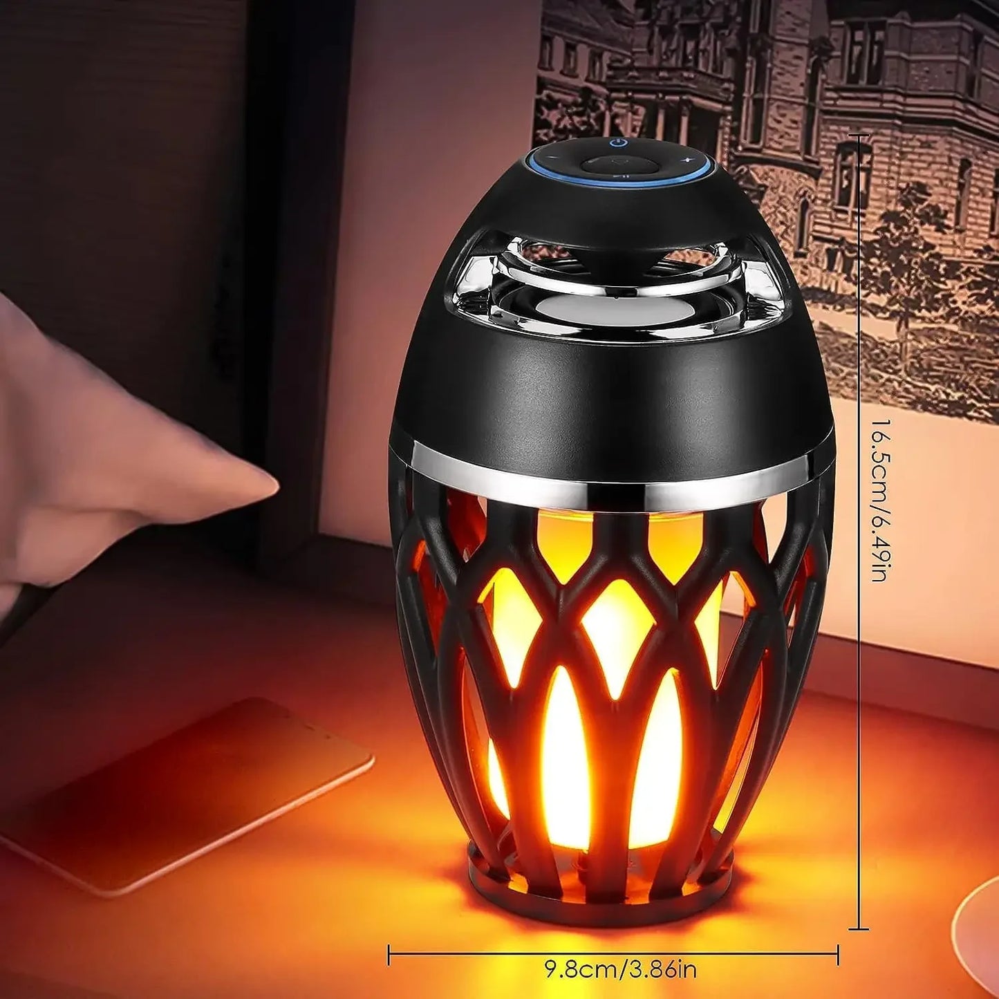 LED Flame Bluetooth Speaker 