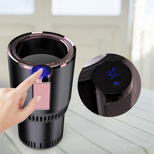 Smart Digital Car Cup Holder Cooler & Heater