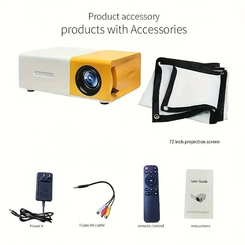 HD Portable Mini Projector