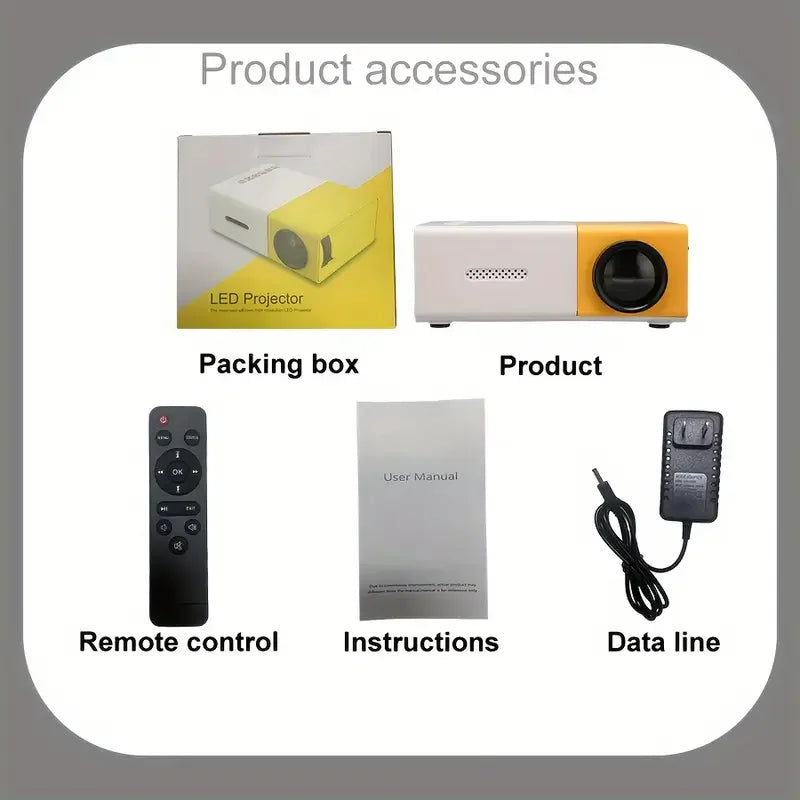 HD Portable Mini Projector