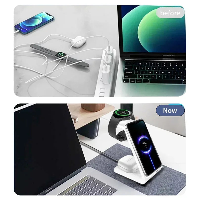 3 in 1 Fast Wireless Charger 