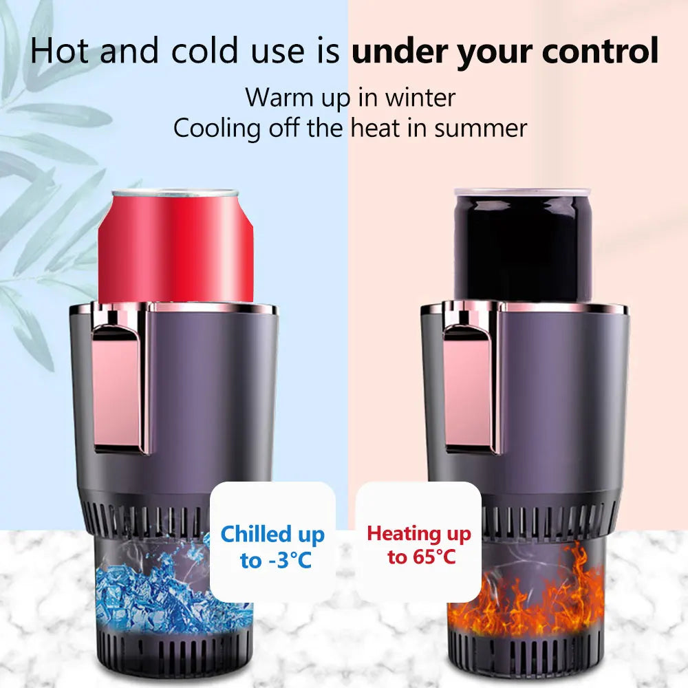 Smart Digital Car Cup Holder Cooler & Heater