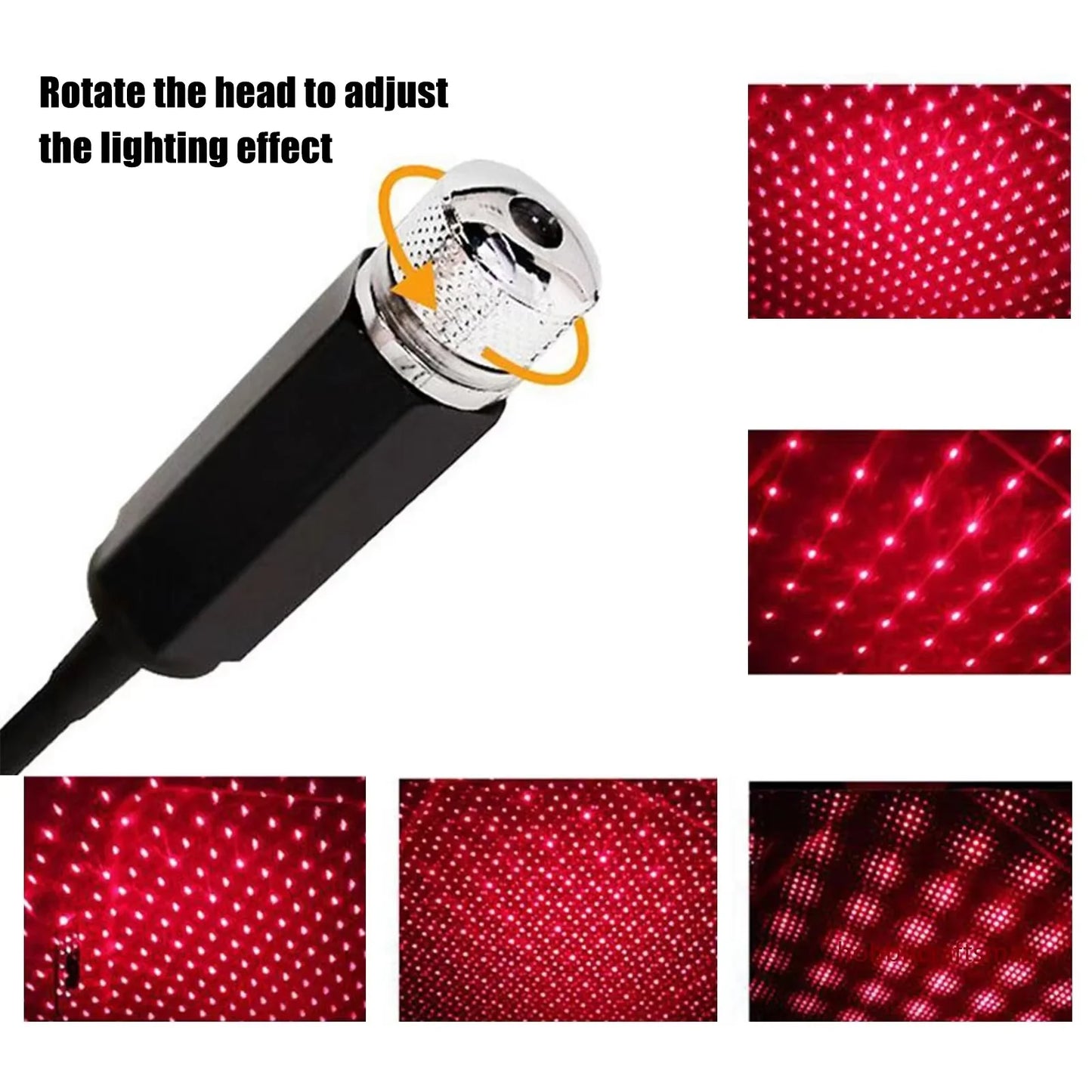 Car LED Starry Sky Light 