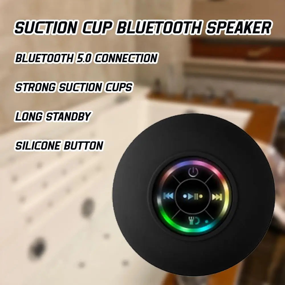 RGB LED Bluetooth Speaker with Suction Cup