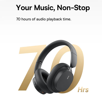 Bowie D05 Wireless Headphone 3D Spatial Audio Earphone Bluetooth 5.3 Headset 40Mm Driver Foldable over Ear Headphone 70H