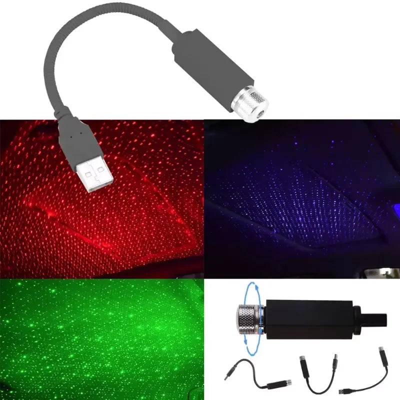 Car LED Starry Sky Light 