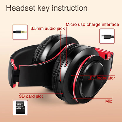Hifi Stereo Bluetooth Headphones