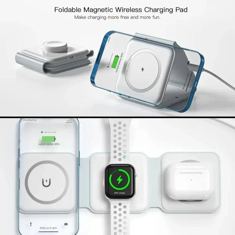 3 in 1 Foldable Magnetic Charger
