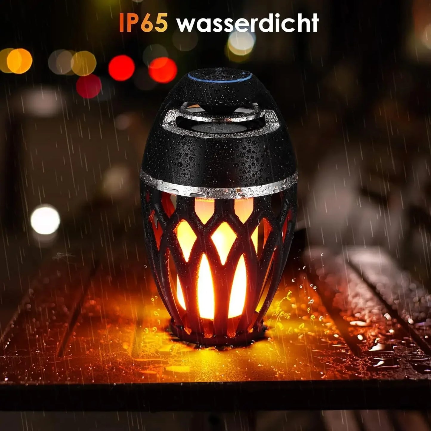 LED Flame Bluetooth Speaker 