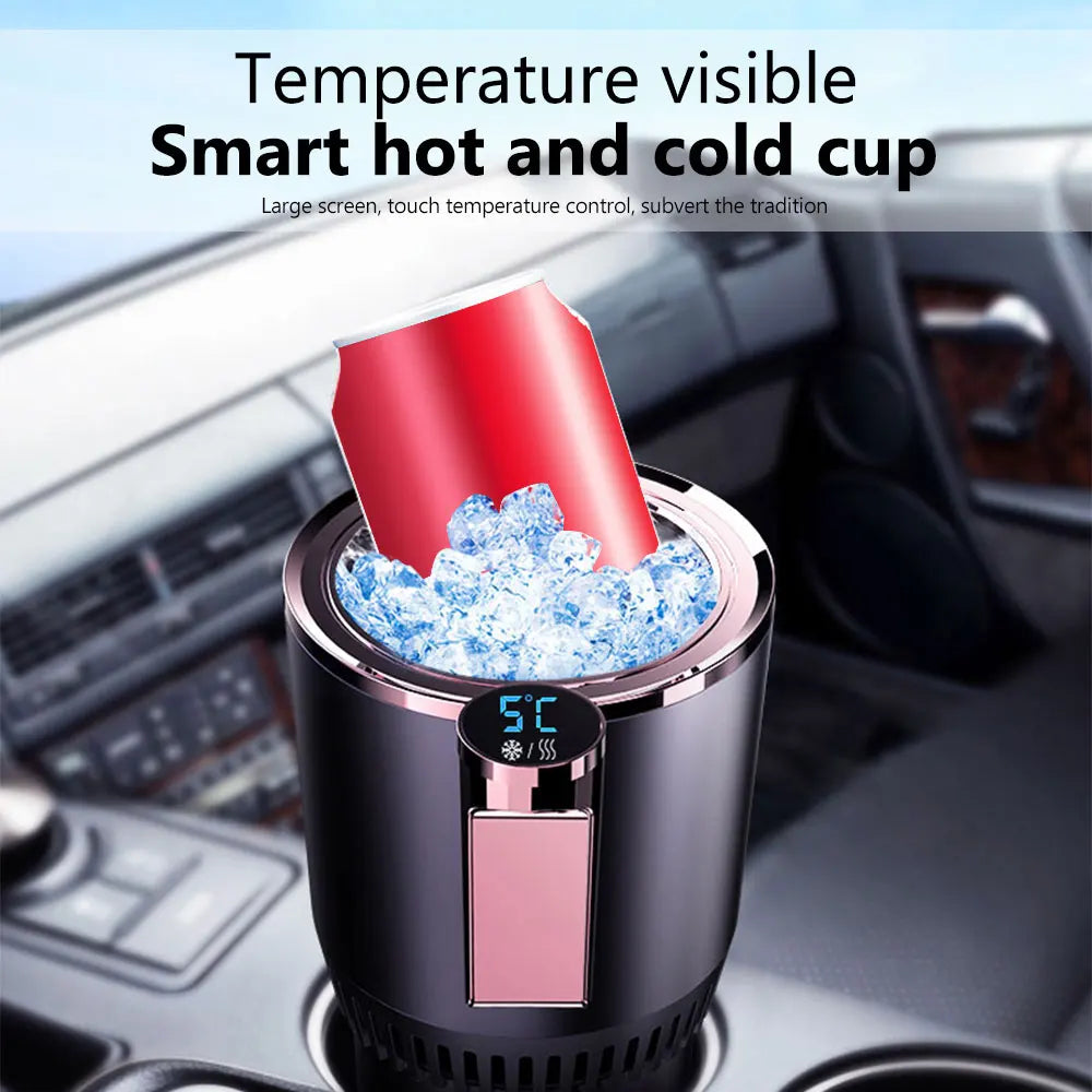 Smart Digital Car Cup Holder Cooler & Heater